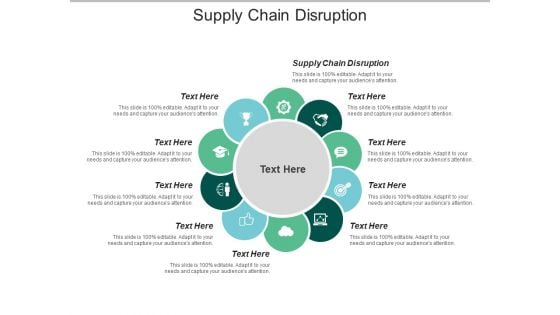 Supply Chain Disruption Ppt PowerPoint Presentation Layouts Maker Cpb