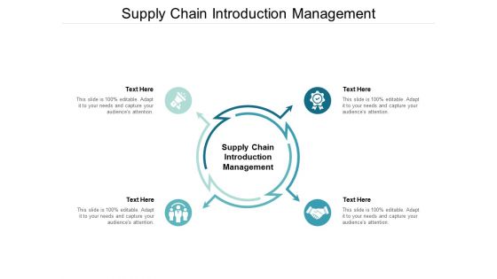 Supply Chain Introduction Management Ppt PowerPoint Presentation Portfolio Slide Portrait Cpb