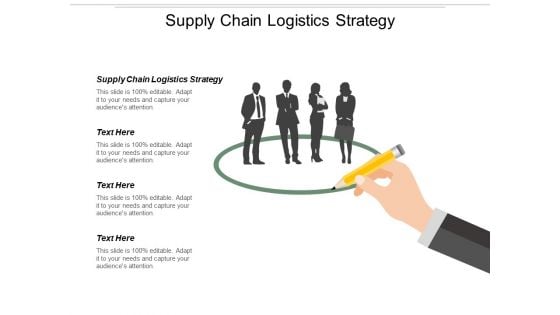 Supply Chain Logistics Strategy Ppt PowerPoint Presentation Slides Clipart Cpb