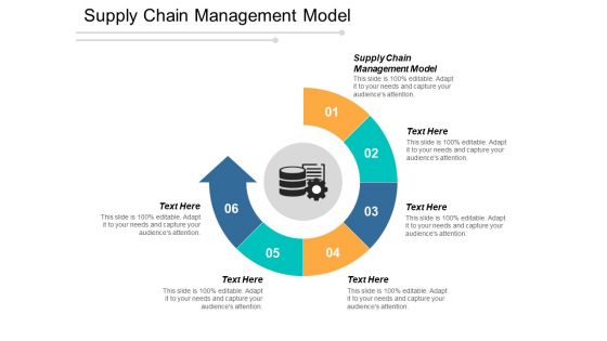 Supply Chain Management Model Ppt PowerPoint Presentation Pictures Themes Cpb