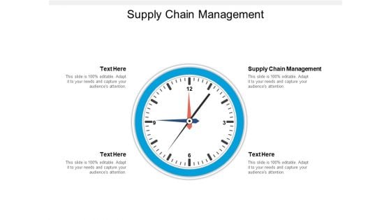 Supply Chain Management Ppt PowerPoint Presentation Layouts Designs Download Cpb