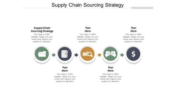 Supply Chain Sourcing Strategy Ppt PowerPoint Presentation Layouts Maker Cpb