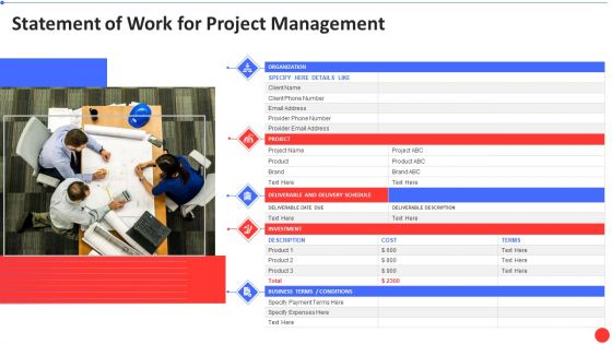 Supply Chain Template Bundle Statement Of Work For Project Management Download PDF