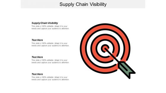 Supply Chain Visibility Ppt PowerPoint Presentation Ideas Pictures Cpb