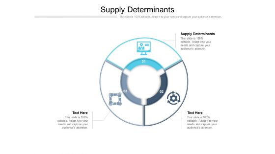 Supply Determinants Ppt PowerPoint Presentation Infographic Template Slides Cpb Pdf