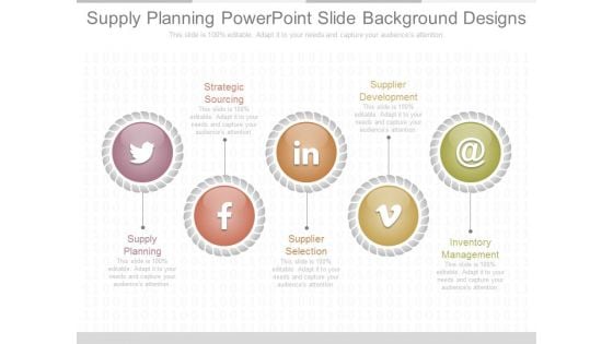 Supply Planning Powerpoint Slide Background Designs