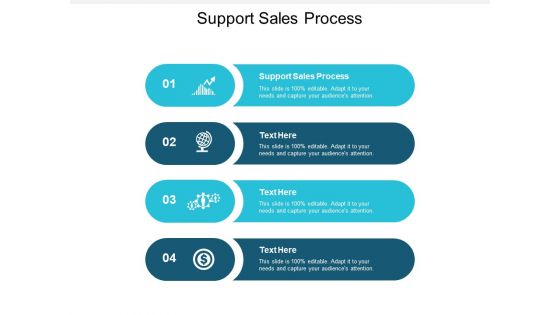 Support Sales Process Ppt PowerPoint Presentation Styles Aids Cpb