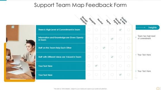 Support Team Map Feedback Form Graphics PDF