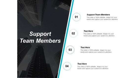 Support Team Members Ppt PowerPoint Presentation Summary Introduction Cpb