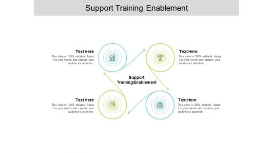 Support Training Enablement Ppt PowerPoint Presentation Styles Design Inspiration Cpb