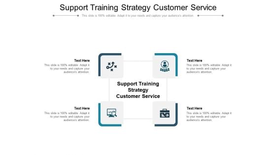 Support Training Strategy Customer Service Ppt PowerPoint Presentation File Gridlines Cpb Pdf