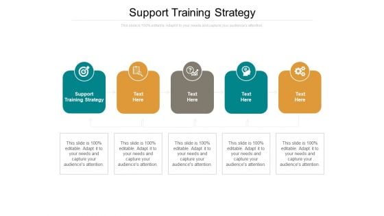 Support Training Strategy Ppt PowerPoint Presentation Ideas Introduction Cpb