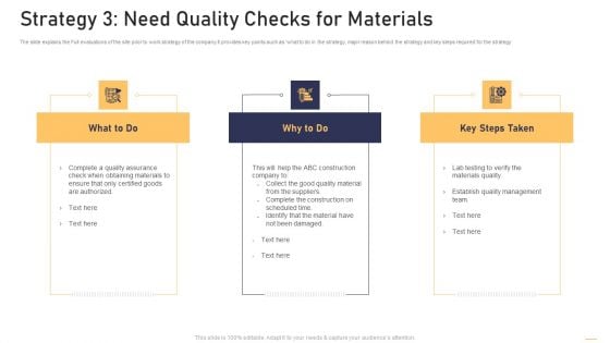 Surge In Construction Faults Lawsuits Case Competition Strategy 3 Need Quality Checks For Materials Professional PDF Surge In Construction Faults Lawsuits Case Competition Strategy 3 Need Quality Checks For Materials Professional PDF