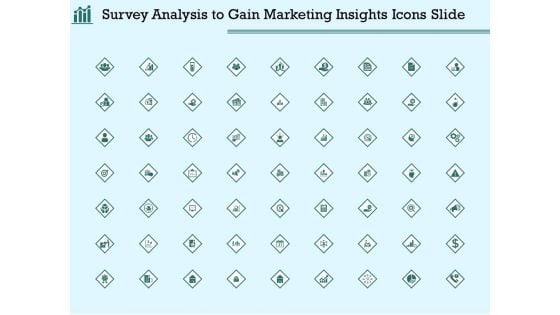 Survey Analysis To Gain Marketing Insights Icons Slide Portrait PDF