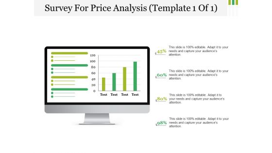 Survey For Price Analysis Template 1 Ppt PowerPoint Presentation Outline Icon