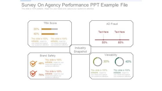 Survey On Agency Performance Ppt Example File