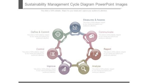 Sustainability Management Cycle Diagram Powerpoint Images