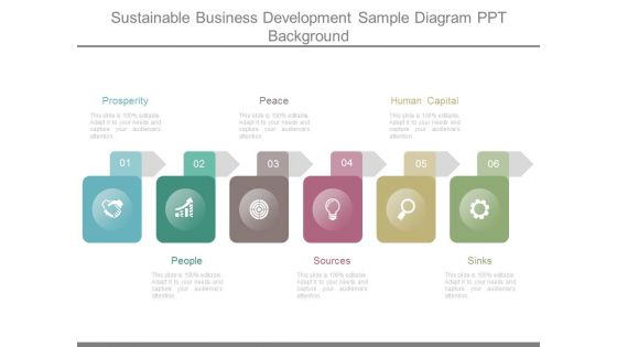 Sustainable Business Development Sample Diagram Ppt Background