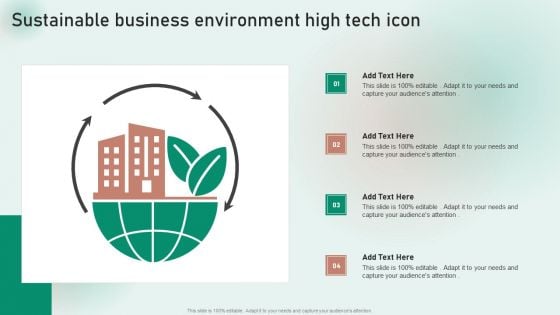 Sustainable Business Environment High Tech Icon Themes PDF