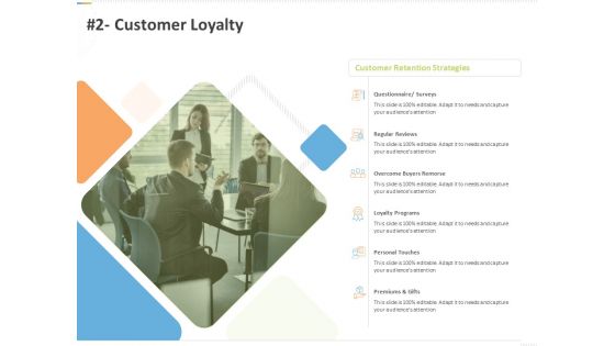 Sustainable Competitive Advantage Management Strategy 2 Customer Loyalty Ppt Ideas Design Templates PDF