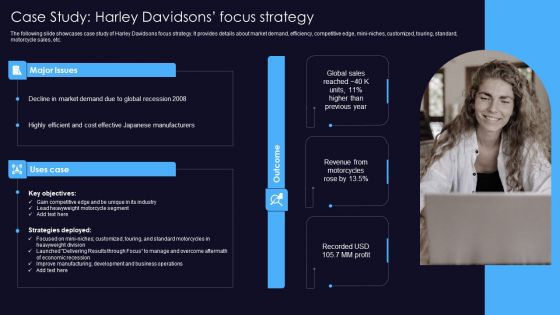 Sustainable Competitive Edge Case Study Harley Davidsons Focus Strategy Pictures PDF