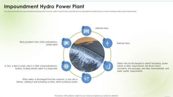 Sustainable Energy Impoundment Hydro Power Plant Ppt PowerPoint Presentation Inspiration Guide PDF
