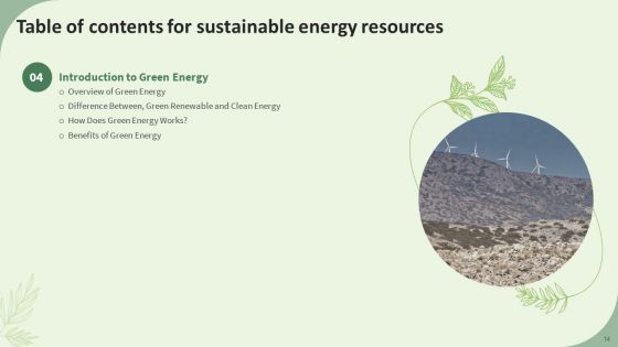 Sustainable Energy Resources Ppt PowerPoint Presentation Complete Deck With Slides
