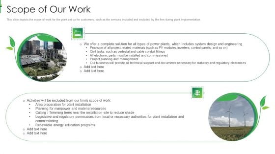 Sustainable Energy Scope Of Our Work Background PDF Sustainable Energy Scope Of Our Work Background PDF