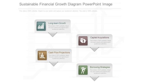 Sustainable Financial Growth Diagram Powerpoint Image