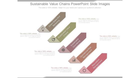 Sustainable Value Chains Powerpoint Slide Images