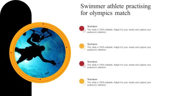 Swimmer Athlete Practising For Olympics Match Introduction PDF