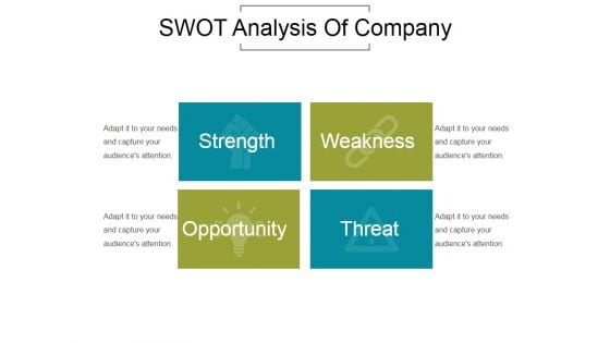 Swot Analysis Of Company Ppt PowerPoint Presentation Show