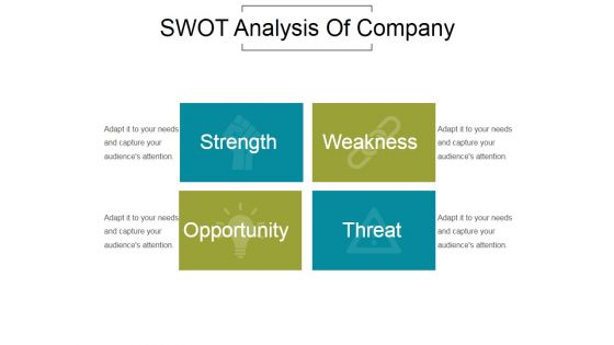 Swot Analysis Of Company Ppt PowerPoint Presentation Show Swot Analysis Of Company Ppt PowerPoint Presentation Show