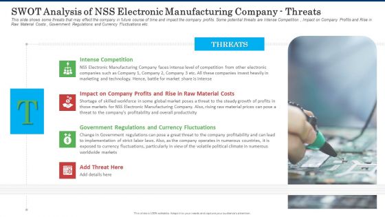 Swot Analysis Of NSS Electronic Manufacturing Company Threats Download PDF Swot Analysis Of NSS Electronic Manufacturing Company Threats Download PDF