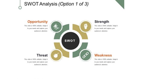 Swot Analysis Template 1 Ppt PowerPoint Presentation File Maker