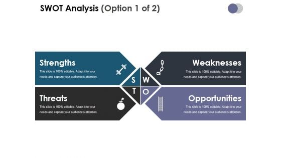 Swot Analysis Template 1 Ppt PowerPoint Presentation Model Outline