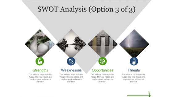 Swot Analysis Template 1 Ppt PowerPoint Presentation Slides Styles