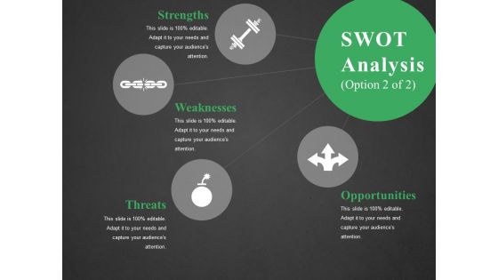 Swot Analysis Template 2 Ppt PowerPoint Presentation Gallery Guide