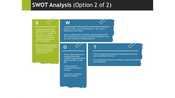 Swot Analysis Template 2 Ppt PowerPoint Presentation Infographics Layouts