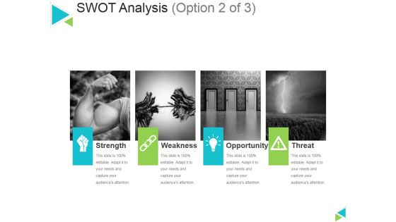 Swot Analysis Template 2 Ppt PowerPoint Presentation Inspiration Information