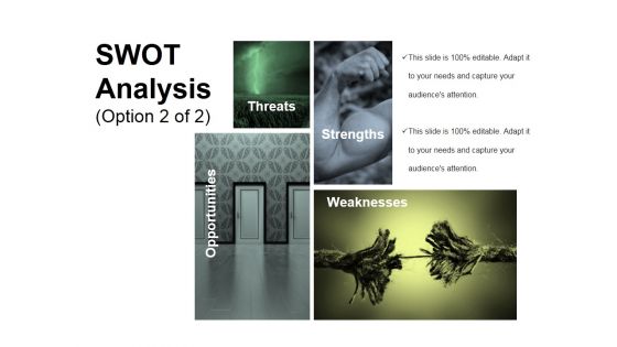 Swot Analysis Template 2 Ppt PowerPoint Presentation Model Objects