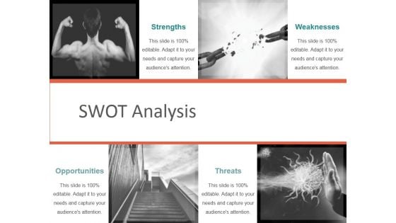 Swot Analysis Template 2 Ppt PowerPoint Presentation Visual Aids