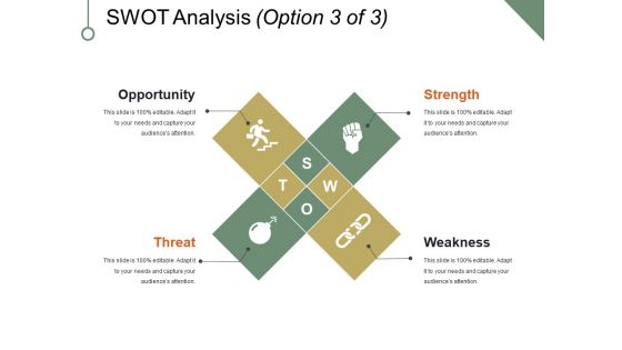 Swot Analysis Template 3 Ppt PowerPoint Presentation Inspiration Templates