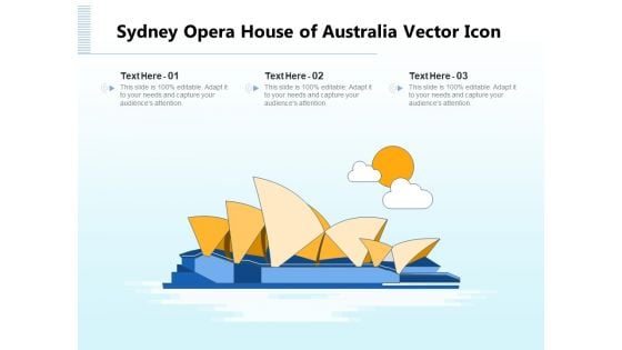 Sydney Opera House Of Australia Vector Icon Ppt PowerPoint Presentation File Background Image PDF