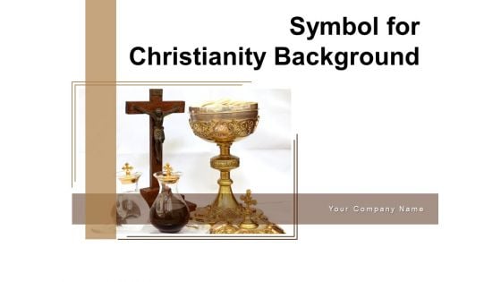 Symbol For Christianity Background Hand Praying Ppt PowerPoint Presentation Complete Deck