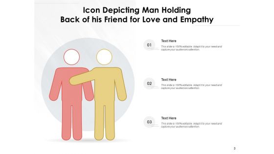 Sympathy Icon Empathy Icon Relationship Ppt PowerPoint Presentation Complete Deck