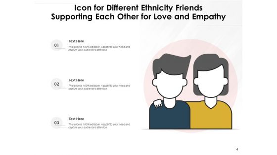 Sympathy Icon Empathy Icon Relationship Ppt PowerPoint Presentation Complete Deck