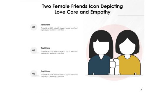 Sympathy Icon Empathy Icon Relationship Ppt PowerPoint Presentation Complete Deck