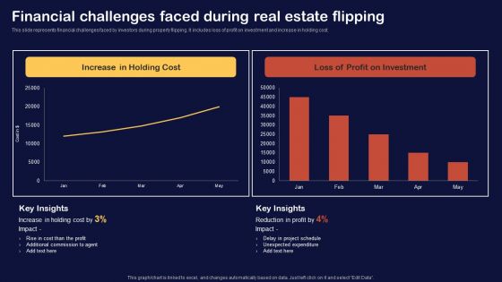 Synopsis For House Flipping Techniques Financial Challenges Faced During Real Estate Flipping Brochure PDF