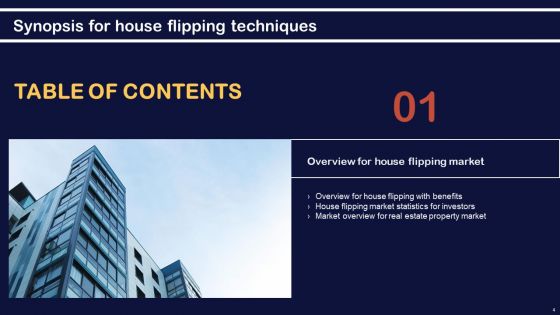 Synopsis For House Flipping Techniques Ppt PowerPoint Presentation Complete Deck With Slides